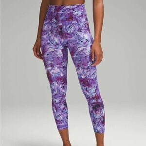 Lululemon Align High Rise Leggings Iridescent Floral